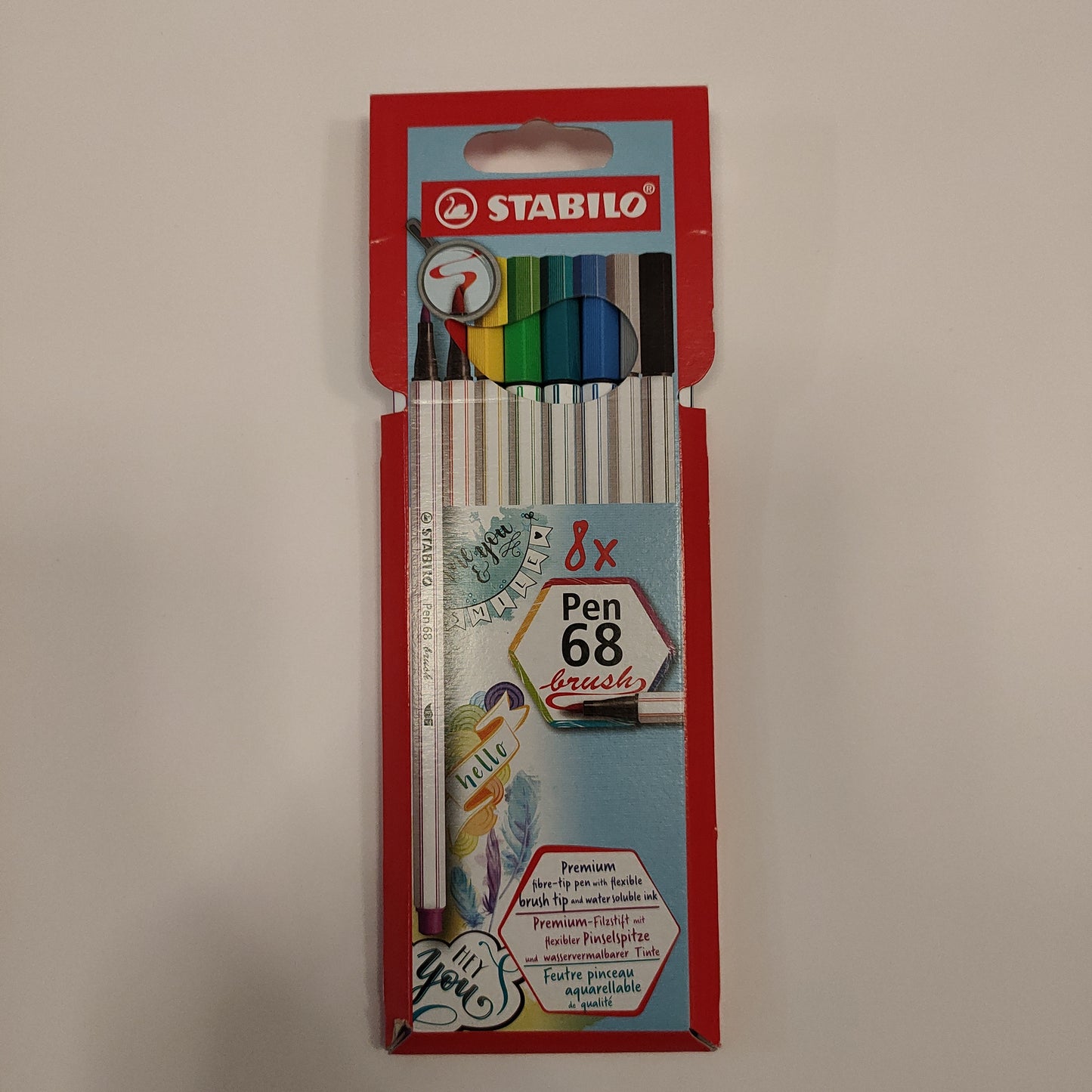 Stabilo set 8 Pen 68 Brush