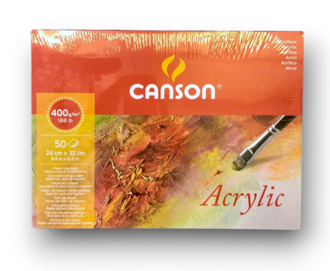 CANSON ACRYLIC - Blocco da 50 fogli