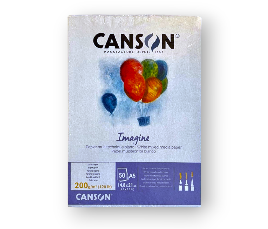 CANSON Imagine - Blocco multitecnica A5