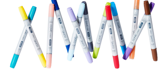 COPIC - CIAO BRUSH PEN SFUSI (SCALA GRIGI)