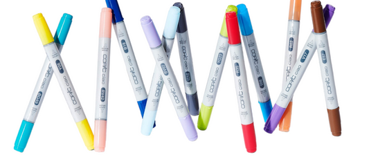 COPIC - CIAO BRUSH PEN SFUSI (TONALITÀ CALDE)