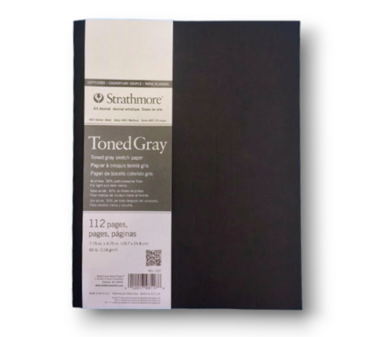 STRATHMORE - QUADERNO TONED GRAY 19,7X24,8