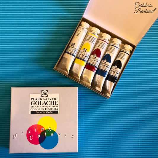 TALENS - Tempera extrafine 5 pezzi